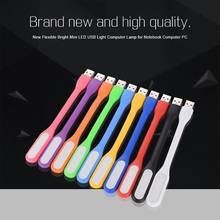 NDTUSMZ USB Night Light Flexible Portable Mini Lamp Bulbs Tubes Colorful Book Power Bank PC Laptops Notebook Reading Lights 2024 - buy cheap