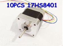 10pcs 4-lead nema 17 stepper motor 42 motor 17HS8401 1.8A CE ROSH ISO CNC Laser Grind Foam Plasma Cut 2024 - buy cheap