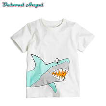 2019 Brand New Children Kids Boy Girl T-shirt Cartoon Printed Cotton Short Sleeve Tops Shirts Tee Brief Casual Clothes 1-6T 2024 - buy cheap