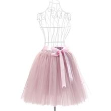 2022 Top Selling New Style Mini Skirt Fluffy Skirt Tutu Petticoat Elastic Waist 7-layer Adult Tulle Skirt Women Free Shipping 2024 - buy cheap
