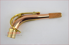 Saxofone acessórios para instrumento de saxofone, saxofone alto, curvatura do pescoço, alta qualidade, laca de bronze de fósforo, frete grátis, 24.5mm 2024 - compre barato