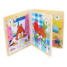 Free Shipping,Funny Puzzle Wooden Book,Puzzle Toys, Colorful 3D Story Books.Learning&Educational Toys 2024 - buy cheap