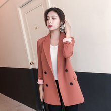 autumn Female Double Breasted Women Suits Blazer Work Office Lady Business Suit Outwear Women Suit Jacket Formal Blazer Coat 2024 - buy cheap