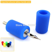 CHUSE Tatuagem Lidar Com Conjuntos Para 6 22-25 milímetros Apertos Do Tatuagem Azul Cores Misturadas 3 pçs/lote microblades Importado Silicone Profissional PMU 2024 - compre barato