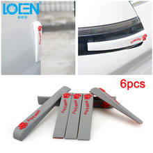 LOEN 6PC/lot Anti-collision Car Stickers For Toyota Honda Hyundai Cruze  for Audi Buick BMW Dodge Kia Car Styling Glue Strips 2024 - buy cheap