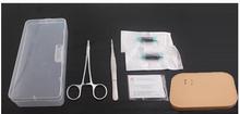 Equipo de entrenamiento de cirugía, equipo de desbridamiento intrument, Práctica de sutura, conjunto de sutura de Porta agujas de la piel 2024 - compra barato