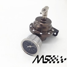 Aluminum Adjustable Fuel Pressure Regulator Gauge with black color Type L 2024 - buy cheap