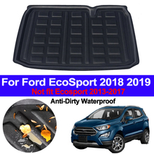 Revestimiento de carga para maletero trasero de coche, alfombrilla para maletero, alfombrilla para equipaje, alfombrilla para Ford EcoSport 2018 2019, estilo de coche 2024 - compra barato