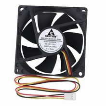 Gdstime 10 Pieces 3Pin 8025 DC 12V 80x80x25mm Brushless Cooling Fan 80mm x 25mm PC Computer Case Cooler 8cm 2024 - buy cheap