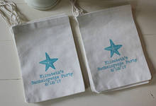 Персонализированные сумки для свадьбы и дня рождения с морской звездой, вечерние сумки, набор для выживания, мешки для конфет 2024 - купить недорого