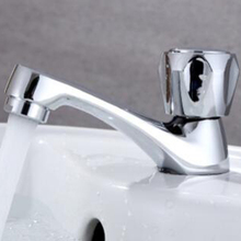 Silver Single Cold Faucet Basin Faucet Bathroom Vanity Basin Classic Wash Water Tap Kitchen Sink Accessories 2024 - buy cheap