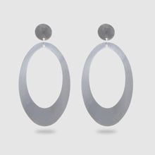 Pendientes con diseño de hoopr, de Metal, a la moda, boutique, M18-Amorita 2024 - compra barato