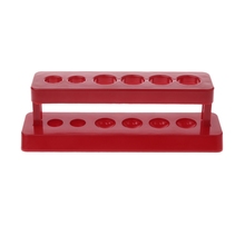 1pcTest Tube Holder 6 Hole Plastic Rack Red Stand Burette Stand Shelf Laboratory 2024 - buy cheap