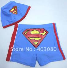 age:2-7 boy superman beach shorts,kid trunks,baby superman Prevent bask in clothes 2024 - buy cheap