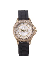Новые модные Кристальные силиконовые женские кварцевые часы kobiet zegarka наручные часы бренда GENEVA женские повседневные Простые нарядные часы горячая распродажа 2024 - купить недорого