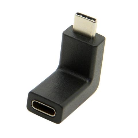 2019 Новое поступление 90 градусов правый угловой локоть USB 3,1 Тип C адаптер «Папа-мама» разъем 2022 - купить недорого