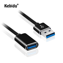 Kebidu-cabo extensor de usb 2.0, super velocidade, usb, sincronização de dados, cabo extensor usb, para pc, impressora, computador 2024 - compre barato