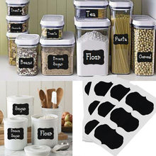 36 Pcs/set Blackboard Sticker Craft Kitchen Jars Organizer Labels Chalkboard Chalk Board Sticker 5cm x 3.5cm Black Board 2024 - купить недорого