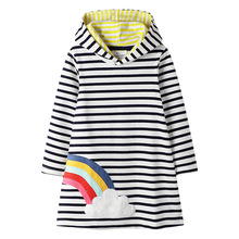 girls dresses baby girls clothes winter autumn  long sleeve cotton rainbow appliqued girls  princess dress 2024 - buy cheap