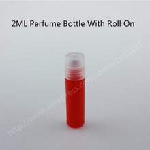 Hot sale 500pcs/lot 2ml plastic roll on bottles for essential oils, roll-on refillable perfume bottle 2024 - buy cheap