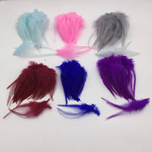 wholesale natural feathers50pcs lot Beautiful  Mixed color Pheasant Neck Feathers 10-15cm/4-6'' 2024 - buy cheap