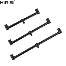 Hirisi-Mini barras cortas negras de zumbido, 20cm, 25cm, 30cm, equipo de pesca de carpa gruesa para 2 Cañas, 2 uds. 2024 - compra barato