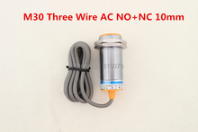 5Pcs M30 Three Wire AC NO+NC 10mm distance measuring Inductive proximity switch sensor - LJ30A3-10-J/EDZ 2024 - buy cheap