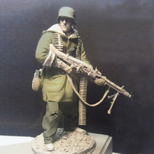 Figura de resina em escala 1/16 com mg42 120mm 2024 - compre barato