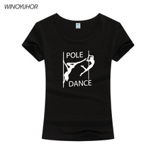 Pole Dance T Shirt Women Sexy Dancer Printed T-Shirt Cotton Fashion Hipster Short Sleeve Tee Tops Camiseta Femenina 2024 - buy cheap