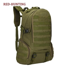 Рюкзак мужской тактический, армейский ранец 35 л, сумка в стиле милитари для скалолазания, с цифровой системой «Молле» 2024 - купить недорого