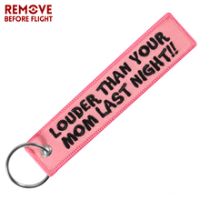 Fashion Car Keychain Bijoux Pink Embroidery Key Chain for Motorcycles and Cars Gifts Tag Key Fobs Holder Keychain Funny Keyring 2024 - buy cheap