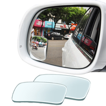 YASOKRO 1 Pair Car Blind Spot Mirror Adjustable 360 Degree Rotation Wide Angle Mirror square Convex Rear View Mirror Car mirror 2024 - buy cheap