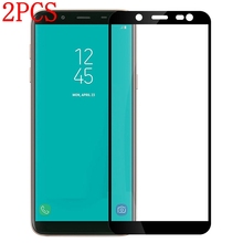2PCS Full Cover Tempered Glass For Samsung Galaxy J8 2018 Screen Protector protective film For J800F SM-J800F glass 2024 - buy cheap