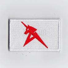 Белый фон красный дизайн 100% Вышивка Gundam AMURO RAY 0093 военные тактические Morale вышивка нашивки значки B2451 2024 - купить недорого