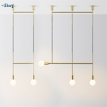 Nordic Line Pendant Lights Bedroom Living Room Restaurant Kitchen Modern Linear Dining Table Hanging Lamps Assorted Bar Fixtures 2024 - buy cheap