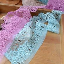 5 Meters High Quality Embroidered New Arrival Lace Trim Hot Sale Mesh Lace Trim Diy Handmade Patchwork Clothing Accessories 2024 - buy cheap