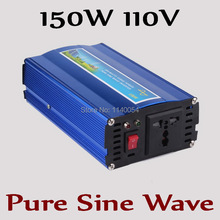 Fast Shipping! 150W off grid inverter, pure sine wave inverter for solar and wind system 110V DC to AC 100/110/120/220/230/240V 2024 - buy cheap