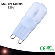 Mini lámpara LED G9 de 220 V, 230 V, 240 V, 14 LED, 22LED, 32LED, bombillas de maíz SMD2835, punto brillante, 1 unidad 2024 - compra barato