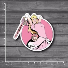 Chainsaw Princess Peach Stationery Waterproof For Kids Toys On Laptop Suitcase Luggage Stickers Tide brand Stickers[Single] 2024 - buy cheap