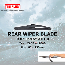 Rear Wiper Blade for Opel Astra H GTC 3 Door (2005-2009) 1pc 9" 230mm,Car Rear Windscreen Wipers,Back Window Windshield Blades 2024 - buy cheap