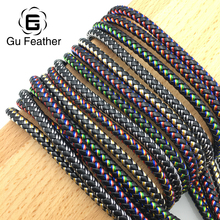 GUFEATHER P79/5 MM/O mais novo High-grade/5 MM Rodada cordão de couro/couro artificial/cabos/acessórios/peças de resultados da jóia 2024 - compre barato