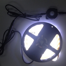 Interruptor de Sensor de movimiento PIR infrarrojo automático para lámpara de luz LED, CC de 12V, 24V, 6A, color blanco y negro 2024 - compra barato