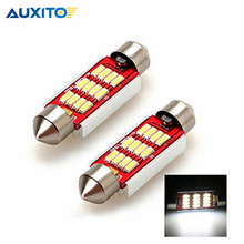 2 led canbus para carro, lâmpada para automóvel, luz sem erro, c5w, 36mm, 12 smd 4014, lâmpada led para teto interior do carro, lâmpada de leitura para vw golf 7, polo, t5 2024 - compre barato