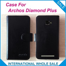 Hot!Archos Diamond Plus Case,6 Colors High Quality Flip Leather Exclusive Cover For Archos Diamond Plus tracking 2024 - buy cheap