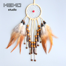 Handmade car hang dream catcher creative accessories home accessories dream catcher DIY material package Christmas girl gifts 2024 - buy cheap