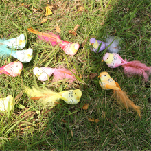 12pcs Colorful Artificial Foam Feathered Bird Mini Craft Home Garden Wedding Decor 2024 - buy cheap