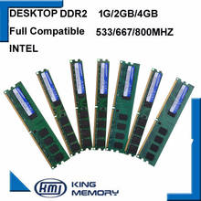 KEMBONA для Intel и настольных компьютеров, настольных ПК, DDR2 800 667 533 МГц-1 Гб 2 ГБ 4 ГБ ОЗУ, память DDR2 2 ГБ/DDR2 4G 2024 - купить недорого