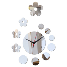 Настенные акриловые часы «сделай сам», стикеры 3d в винтажном стиле, зеркальные часы, современный дизайн, домашний декор, прямые продажи 2024 - купить недорого