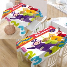 Custom Teletubbies Pattern Tablecloth Waterproof Oilproof Rectangular Home Wedding Tablecloth Textiles 2024 - buy cheap