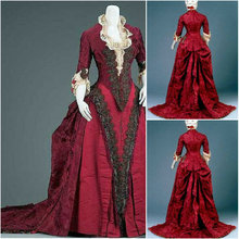 19 Century  Civil War Southern Belle Gown evening Dress/Victorian Lolita dresses/scarlett dress US6-26 SC-843 2024 - buy cheap